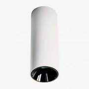Aplique De Teto Led De Superfície Redondo Ø5,7 Cm Para Exterior Em Alumínio Luisiana Branco - Preto & Branco Cálido 2700k & 6 W & 38º - Sklum