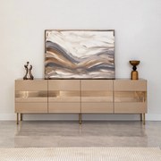 Móvel TV Leon – Bronze Dourado – 180 cm x 59 cm x 35 cm