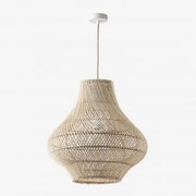 Lâmpada De Teto Magali Natural - Branco & Ø50 Cm Magali - Sklum