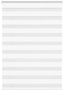 vidaXL Cortina de zebra 100x150 cm largura do tecido 95,9 cm poliéster