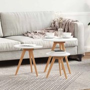 vidaXL Mesa de centro Castanho 50 x 50 x 46 cm