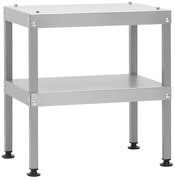 vidaXL Mesa para forno defumador 40x28x44,5 cm aço galvanizado