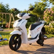 Mota eletrica bateria 12V para Crianças Scooter HONDA SH125I Branca