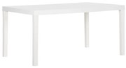 Mesa de jardim 150x90x72 cm PP branco