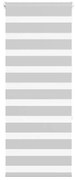 vidaXL Cortina de zebra 55x150 cm largura do tecido 50,9 cm poliéster