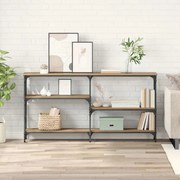 vidaXL Aparador com prateleira Carvalho Artesanal 150 x 29 x 76,5 cm