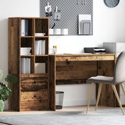 Mesa com Armazenamento Madeira Antiga Madeira Derivada