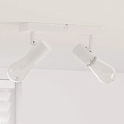 vidaXL Spotlight de Teto 2 Vias Ajustáveis Branco E27