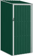 vidaXL Abrigo de jardim 87x98x159 cm aço galvanizado verde