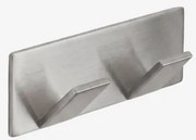 Cabide Adesivo Para Casa De Banho Em Aço Inoxidável Jalter Cinzento Escovado - Sklum