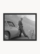 Impressão digital emoldurada Sean Connery (James Bond)