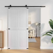 vidaXL Porta Corona Branco 100 x 210 cm Madeira processada