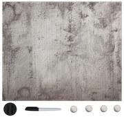 vidaXL Quadro magnético em vidro para parede 60x60 cm