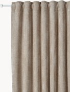 Cortinas opacas com multi-banda Lasha, conjunto de 2, L 135 cm