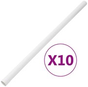 vidaXL Calhas para cabos Ø30 mm 10 m PVC