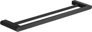 Mexen Adox suporte de toalha duplo, preto - 7018225-70