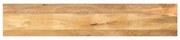 vidaXL Tampo de mesa retangular 140x20x3,8 cm mangueira maciça