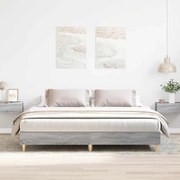 vidaXL Estrutura de cama sem colchão 180x200 cm sonoma cinzento