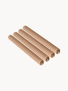 Vela cilíndrica comprida Classic, conjunto de 4