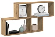 vidaXL Estante de parede 100x18x53cm deriv. madeira carvalho artisiano