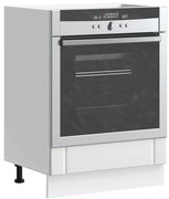 vidaXL Armário Forno Lucca derivados de madeira branco