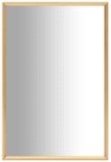 vidaXL Espelho 60x40 cm dourado