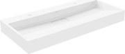Mexen Ava lavatório de bancada em aglomerado 2/O 100 x 46 cm, branco - 23011002