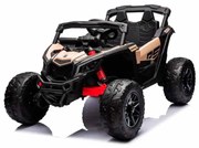 Carro elétrico para crianças Can-Am Can-Am Buggy 24V 4x4 com pneus em EVA e assento em pele sintética Caqui