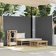 vidaXL Toldo lateral retrátil 180x600 cm antracite