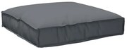 Almofada de Palete para Assento Antracite 80x80x12 cm em Tecido Oxford
