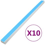 vidaXL Calhas para cabos autoadesivas 60x60 mm 10 m PVC