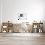 vidaXL Conjunto de móvel de TV 4 pcs Carvalho Artesanal