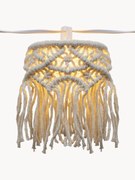 Sistema de iluminação LED solar em algodão Mykonos