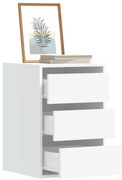 vidaXL Cómoda 40x41x58 cm derivados de madeira branco