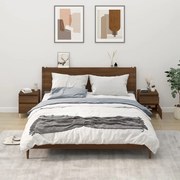 vidaXL Mesas de cabeceira 2 pcs 40x35x50 cm cor carvalho castanho