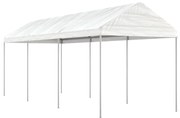 Tenda de Eventos com telhado 6,69x2,28x2,69 m polietileno branco