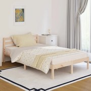 vidaXL Estrutura de cama 120x200 cm pinho maciço