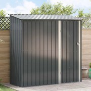 vidaXL Abrigos de jardim Antracite 203 x 85,5 x 200 cm Metal