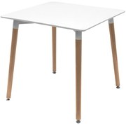 Mesa Tower Quadrada 70 cm - Branco