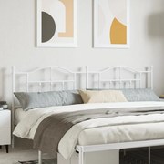 Cabeceira de cama 200 cm metal branco