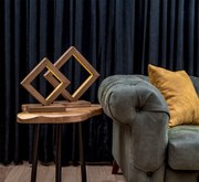 Conjunto de Candeeiros de Mesa KN06 – Castanho – 35 x 37 x 12 cm / 27,