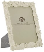 QUADRO FOLHA CREME 26X2X30,7 CM ( MEDIDA INTERNA 20X25 CM)