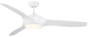 Ventoinha de Teto Diâmetro 132cm com Luz LED Controle Remoto 3 Lâminas