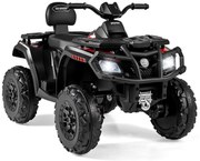 Quadriciclo elétrico infantil 24V, 2 lugares, 4 rodas, com 4 motores, partida suave e suspensão, luzes LED, música, carro infantil, rosa