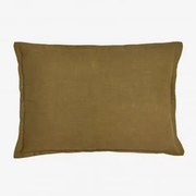 Almofada Retangular 35x50 Cm Em Algodão Elezar Mostarda Escura - Sklum