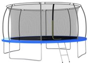 Conjunto de trampolim redondo 460x80 cm 150 kg