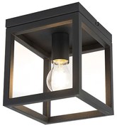 LED Candeeiro de teto industrial inteligente preto com WiFi A60 - Cage Industrial,Design,Moderno