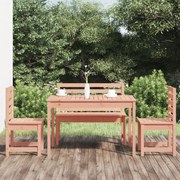vidaXL 4 pcs conj. jantar p/ jardim madeira de douglas maciça