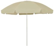 Guarda-sol de praia 300 cm amarelo areia
