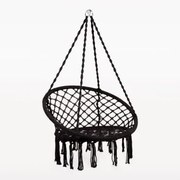 Cadeira Suspensa De Jardim Bahli Preto - Sklum